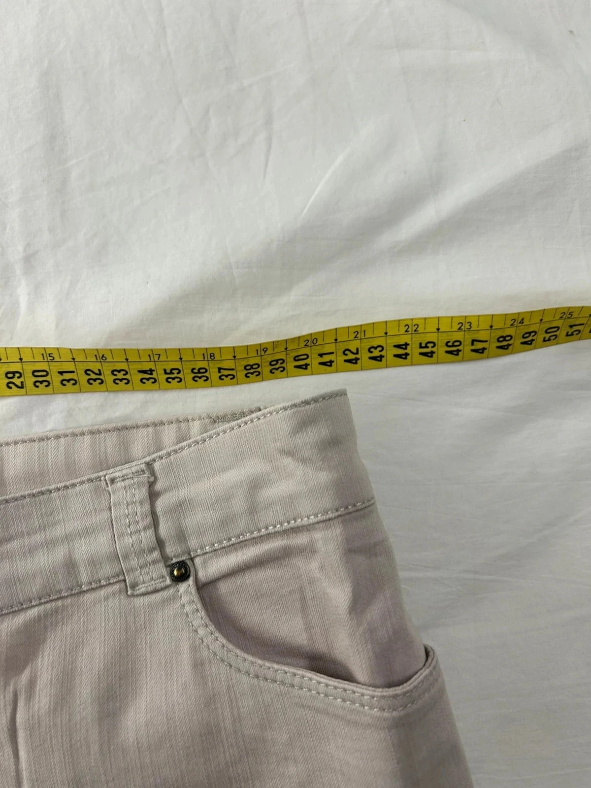 White beige Armand Thiery straight cut jeans – photo 9